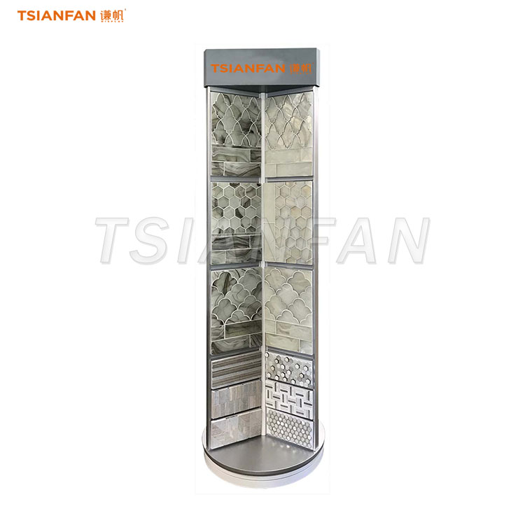 Mosaic display tower mosaic sample display stand