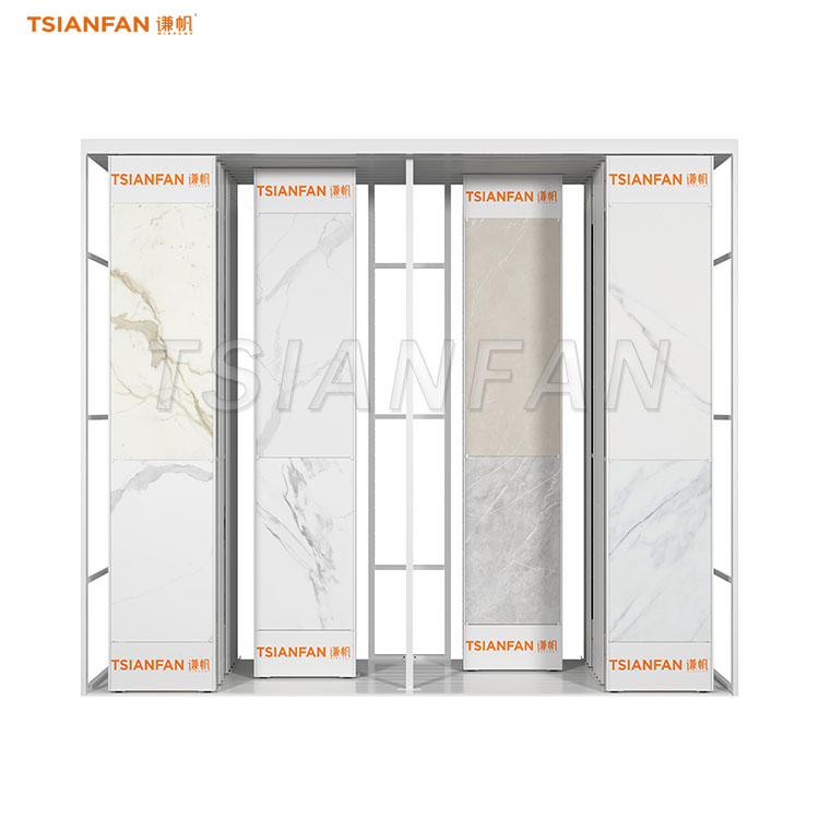 porcelain tile pull out display rack-CT601