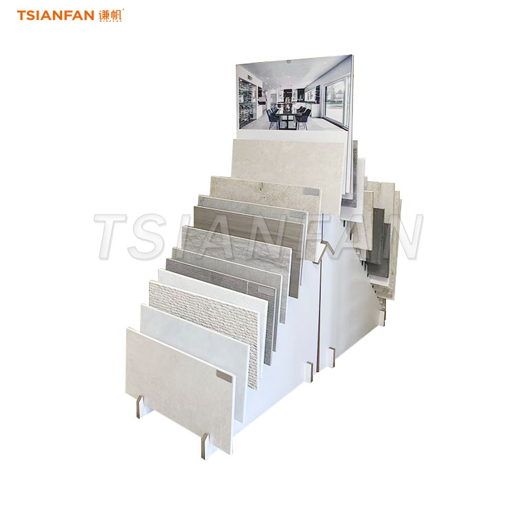ceramic tile waterfall display rack for sale