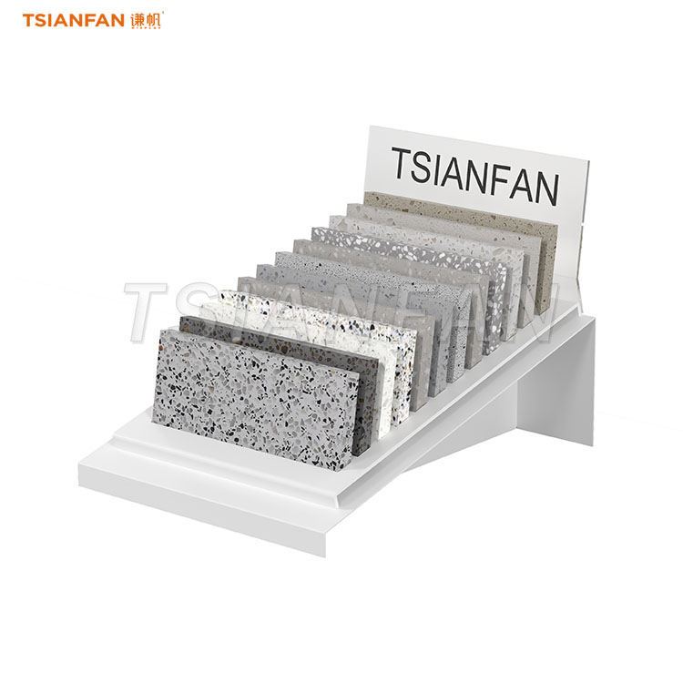 granite stone display stand countertop display rack-SRT030