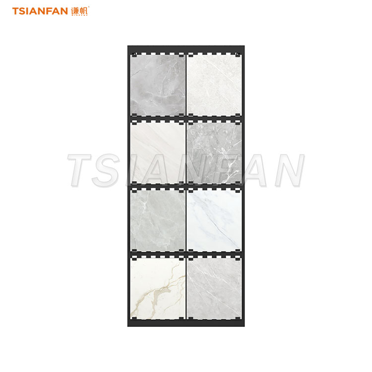 customizable slab stone display rack black display stand-SG022 - 图片 3