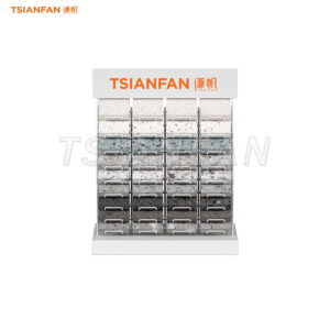 vertical sample stone tabletop display rack-SRT066
