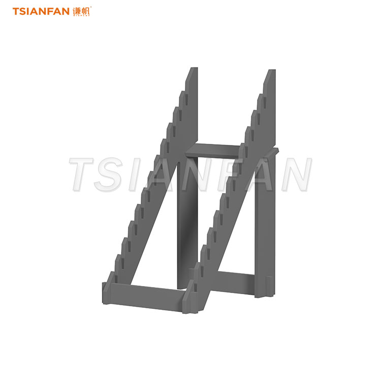 wood flooring slotted display rack tile display ideas-WE050 - 图片 2