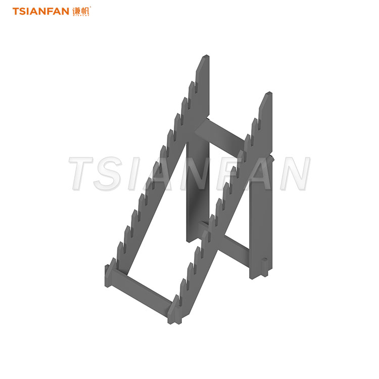 wood flooring slotted display rack tile display ideas-WE050 - 图片 4