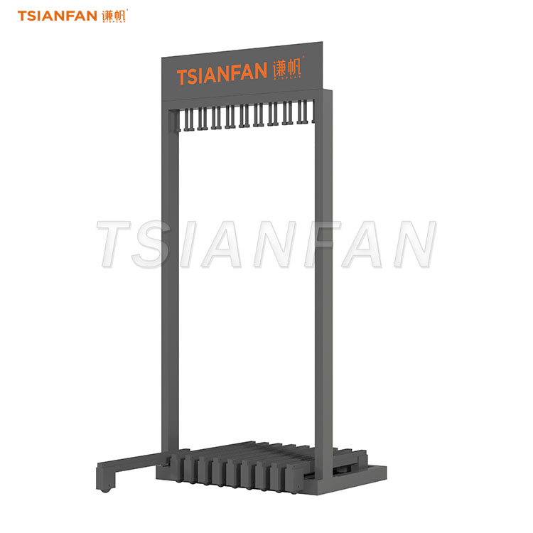 artificial stone pull out display stand granite slab display racks-SG607 - 图片 2