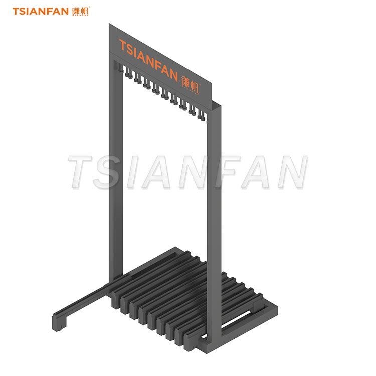 artificial stone pull out display stand granite slab display racks-SG607 - 图片 4