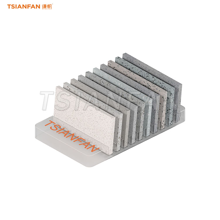 acrylic sample tile display rack stone displays-SRT041 - 图片 3