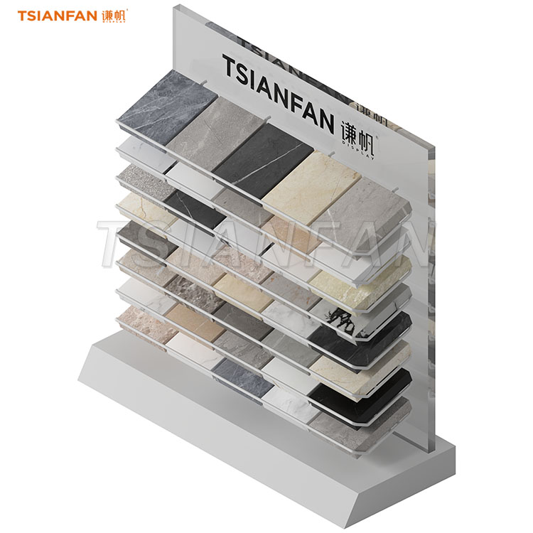 countertop display for stone sample tile display rack-SRT048 - 图片 3