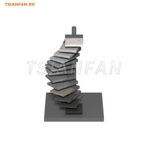 desktop quartz stone display marble display rack-SRT658