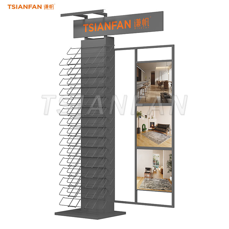 oak hardwood flooring display stand-WL625 - 图片 2