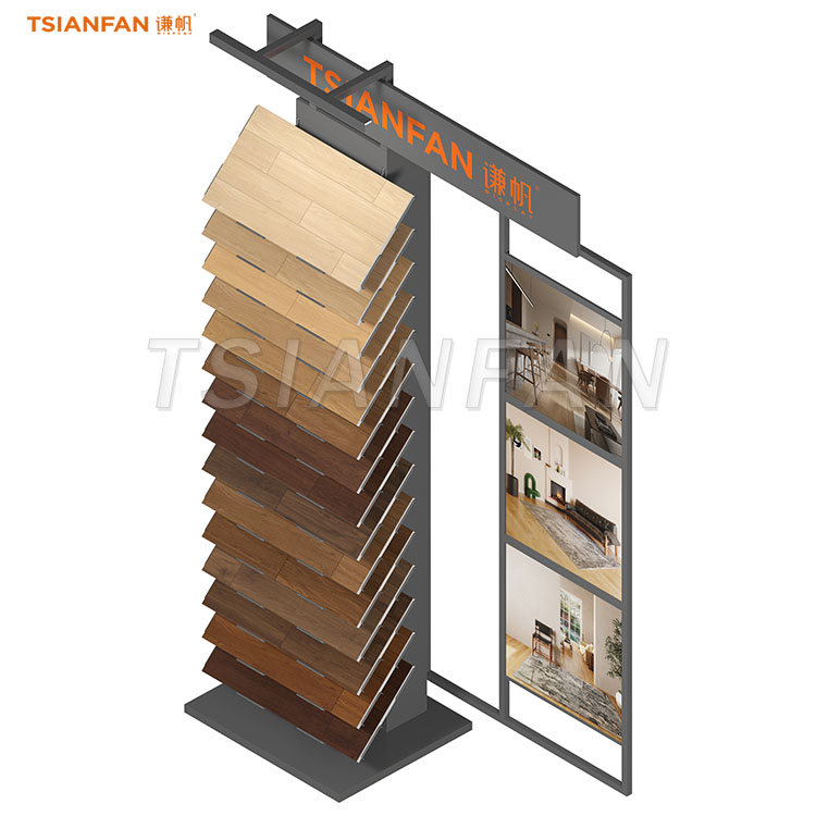oak hardwood flooring display stand-WL625 - 图片 3