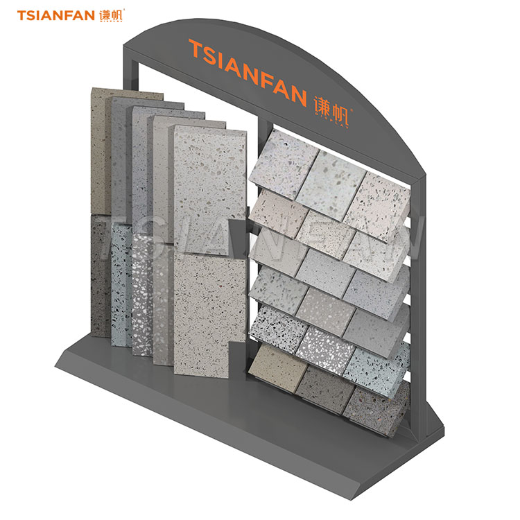 granite sample display stands quartz display stand-SRT075 - 图片 3