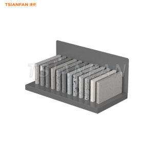 natural stone display stand floor tile display rack-SRT657