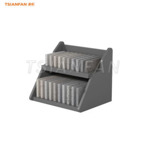 custom sample stone display stand floor tile display rack-SRT814