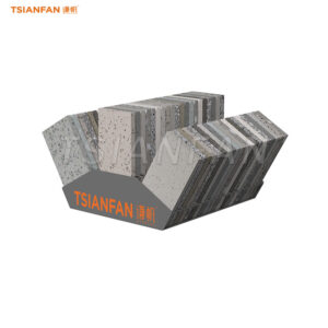quartz stone countertop display stand flooring racks-SRT505