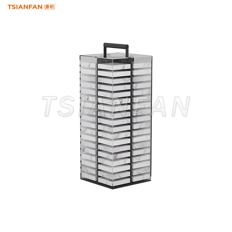 tile showroom display stands stone rack-SRT016