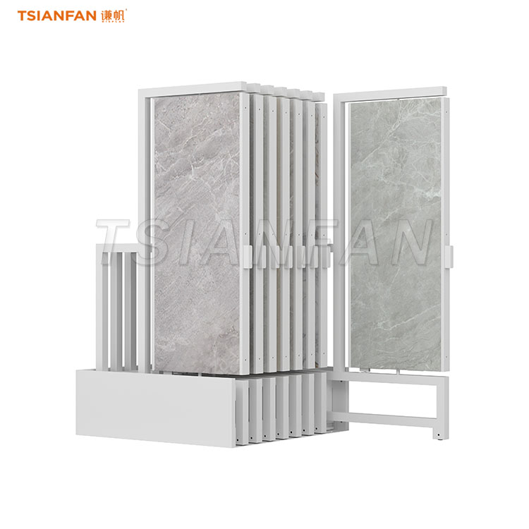 rotating stone display stand tiles sliding displays-CT608 - 图片 3
