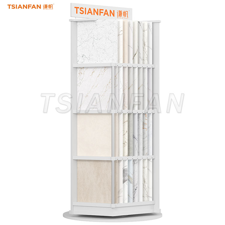ceramic tiles standing display stand stone displays-CE004