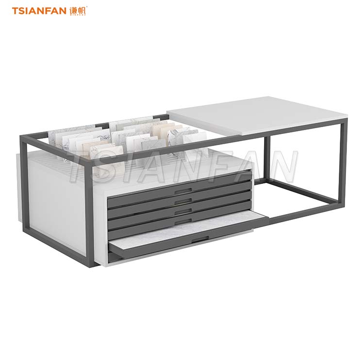 tiles display drawer stone combined display ideas-CH030