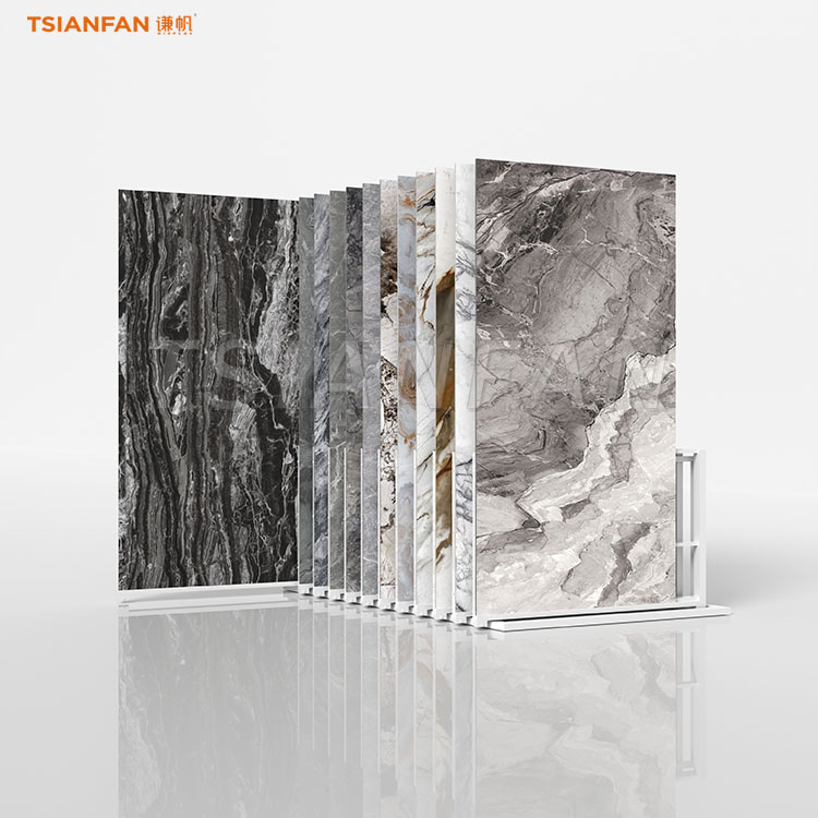 porcelain tiles display stand stone display rack-CT602 - 图片 4